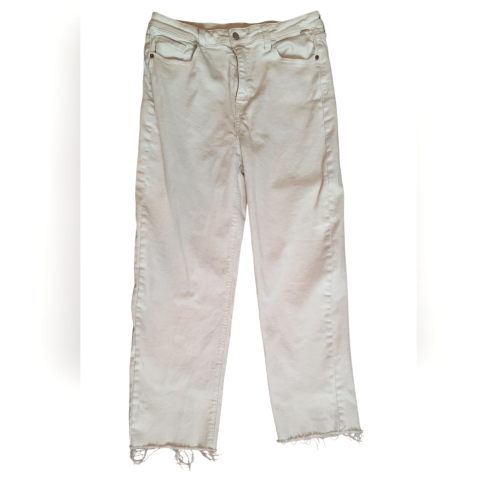 Cello White Straight Leg Jeans